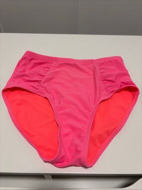 Old Navy High-Waist Neon Pink Bikini Bottoms